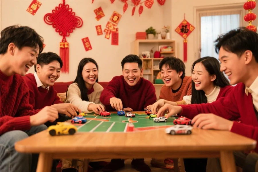 春节聚会迷你赛车活动